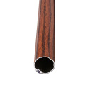 ODM OEM Wood Color Aluminum Profile Curtain Rod